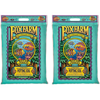 Foxfarm Fx14053 Ocean Forest Plant Garden Ph Adjusted 12 Quarts Potting Soil Blend Mix For Containerized Plants, 11.9 Pound Bag (2 Pack)