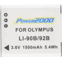 Power 2000 Acd-407 Rechargeable Battery For Olympus Li-90B / Li-92B