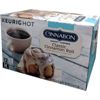 Cinnabon Classic Cinnamon Roll Keurig Single-Serve K-Cup Pods, Light Roast Coffee, 12 Count (Pack Of 1)