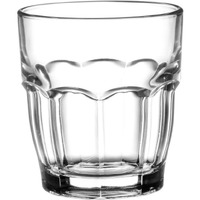 Bormioli Rocco Rock Bar Stackable Juice Glasses - Set Of 6 Dishwasher Safe Drinking Glasses For Soda, Milk, Coke, Beer, Spirits - 6.75Oz Durable Tempered Glass Water Tumblers For Daily Use