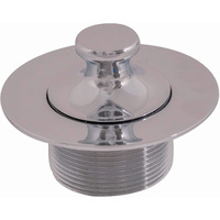Ez-Flo Lift-N-Turn Bathtub Drain Assembly Kit With O-Ring Sealed, 1-5/8 Inch X 14 Fine Thread, Chrome Plated, 35250