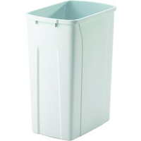 Knape & Vogt Qt35Pb-Wh Replacement Trash Can, 17.5"" By 14.25"" By 9.32""