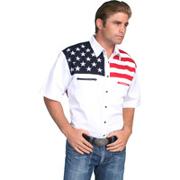 Short Sleeve Color Block Shirt