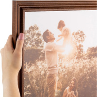 Arttoframes 14X39 Inch Brown Picture Frame, This 1.25 Inch Custom Wood Poster Frame Is Walnut, Great For Your Art Or Photos - Comes With Economy Acrylic