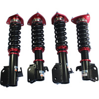 Jdmspeed New Red Full Coilover Struts Shock Absorbers Suspension Kit Replacement For Impreza Wrx 2002-2007