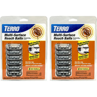 Terro T500Sr Indoor Multi-Surface Roach Killing Bait Cockroach Killer - 12 Bait Stations