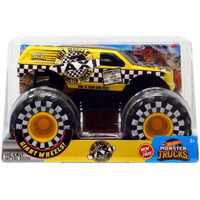 Hot Wheels Monster Trucks Taxi, 1:24 Scale For Kids Age 3, 4, 5, 6, 7, & 8 Years Old Great Gift Toy Trucks Large Scales