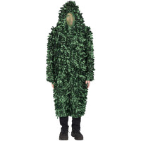 Leafy Camo Suit Adult Costume | Camouflage Bush Costume | One Size Fits Most