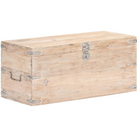 Vidaxl Chest 35.4""X15.7""X15.7"" Solid Acacia Wood