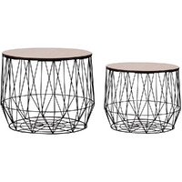 Vidaxl Coffee Table 2 Pcs Black