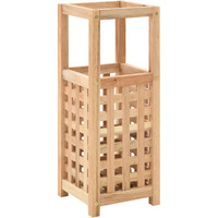 Vidaxl Umbrella Stand Solid Walnut Wood 7.1""X7.1""X19.7""