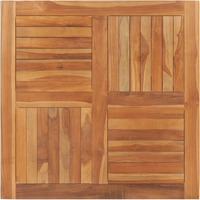 Vidaxl Table Top Solid Teak Wood Square 35.4""X35.4""X1""
