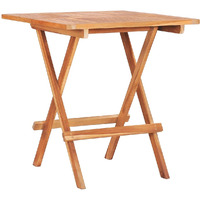 Vidaxl Folding Bistro Table 23.6""X23.6""X25.6"" Solid Teak Wood