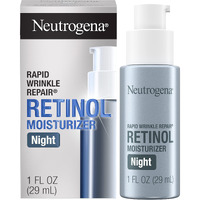 Neutrogena Rapid Wrinkle Repair Retinol Night Face Moisturizer, Daily Anti-Aging Face Cream With Retinol & Hyaluronic Acid To Fight Fine Lines & Wrinkles, 1 Fl. Oz
