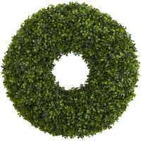 28 Boxwood Artificial Wreath
