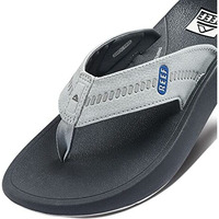 Reef Men's Swellsole Cruiser Flip-Flop, Grey/Light Grey/Blue, 7