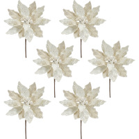 Poinsettia Stem (Set Of 6)