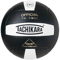 Tachikara Sv5Wsc.Bkw Sensi-Tec Composite High Performance Volleyball - Black-White