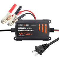12V 2A Battery Charger, Trickle Charger For Lawn Mower Battery, Motorcycle, Car, Boat, Atvs, Riding Andmore -2000Ma Battery Maintainer And Desulfator Withintelligent Interface
