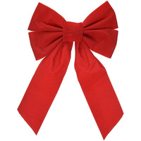 Good Old Values Red Velvet Christmas Bow 9-Inch X 16-Inch 4 Pack Of Holiday Bows