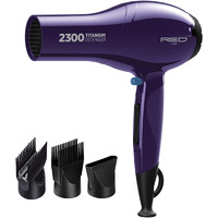 Red By Kiss Titanium 2300 Detangler Dryer 4X Faster Straightening 3 Bonus Titanium Detangler Pik Included (Hair Dryer)