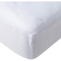 Luxury Queen Size Fitted Sheet In 100 Percent Egyptian Cotton, 1000 Thread Count, 21 Inch Deep Pocket, In White Color