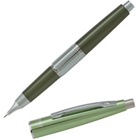 Pentel Sharp Kerry Mechanical Pencil, 0.5Mm, Metallic Olive Barrel, 1 Pack (P1035K), Green