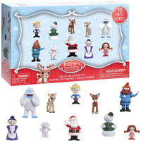 Just Play Rudolph The Red-Nosed Reindeer Figure Set, 10-Piece Figure Set, Kids Toys For Ages 3 Up