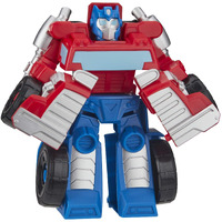 Transformers Playskool Heroes Rescue Bots Academy Optimus Prime Converting Toy, 4.5-Inch Action Figure, Toys For Kids Ages 3 And Up