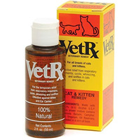 Vet Rx Sneezing Cold Cough And Allergies For Cat & Kitten, Yellow, 2 Fl Oz