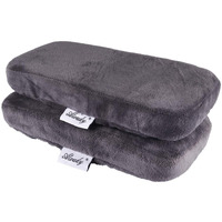 Aloudy Ergonomic Memory Foam Office Chair Armrest Pads, Comfy Gaming Chair Arm Rest Covers For Elbows And Forearms Pressure Relief(Set Of 2) (Gray)