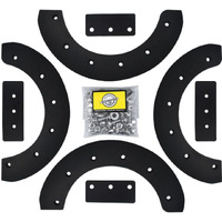 302565Ma 327072Ma Snow Thrower Paddle & Hardware - By Huthbrother, Compatible With Craftsman Murray 57121Ma 1687312Sm, For Craftsman Machines 20"" 21"" Or 22"" Snowblower