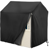 Iceberg Elf Outdoor Playhouse Cover, Plastic Playhouse Special Waterproof Covers 45"" Lx 40"" W X 50"" H 640D ( Heavy Duty Oxford Fabric ) Double Stitched Seam, All-Weather Protector (Black)