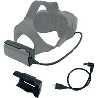 Fpv Goggles V2 Battery Bracket Holder And Power Cable Compatible With Dji Fpv Combo Goggles V2, Battery Recharging Wire/Clip For Fpv Goggles V2 Accessories
