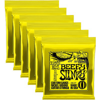 Ernie Ball 2627 Beefy Slinky 11-54 (6 Pack Bundle)