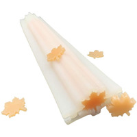Echodone Maple Leave Tube Column Silicone Soap Candle Mold Embed Soap Making Supplies Silicone Mold For Soap