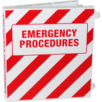 Unikeep Emergency Procedures Binder - 1.5 Inch Spine - With Metal D-Rings