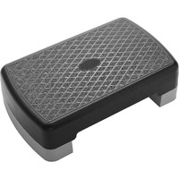 Signature Fitness Adjustable Workout Aerobic Stepper Step Platform Trainer, Mini, Black/Gray