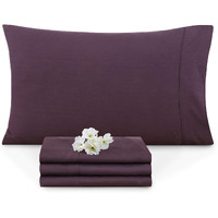 Empyrean Bedding Pillow Cases King - Soft King Pillow Cases - King Size Pillow Cases - King Pillow Cases Set Of 4 - Premium Hotel Pillowcases King Size -Purple Eggplant