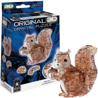 Bepuzzled | Squirrel Original 3D Crystal Puzzle, Ages 12 And Up
