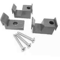 Gordon Glass Gray Jamb Guide And Bumpers For Sliding Shower Doors - Kit