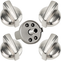 Fits For Ge Stove Range Knobs Replacement Wb03X25796 Gas Cooktop Knob-Ge Profile Stove Knobs Replaces Ap5986232 Wb03T10326 Ps11721433 4362262 (5 Pack)