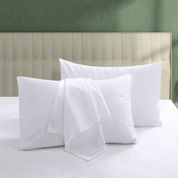 100% Egyptian Cotton Pillow Protectors Set Of 2, 600 Thread Count Queen Size Bed Pillow Cases With Zipper, Sateen Weave Cooling Pillow Cases Quiet And Breathable Easy Care (2Pcs, Queen, White)