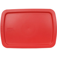 Pyrex C-233-Pc 3Qt Red Easy Grab Replacement Food Storage Lid (Will Not Fit Basics 233 Glass Dish) - Made In The Usa