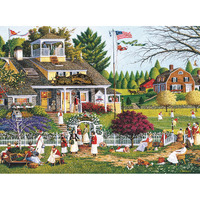 Buffalo Games - Silver Select - Charles Wysocki - Love - 1000 Piece Jigsaw Puzzle For Adults Challenging Puzzle Perfect For Game Nights - Finished Size 26.75 X 19.75