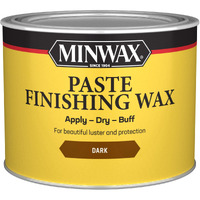 Minwax 786004444 Paste Finishing Wax, 1 Pound (Pack Of 1), Dark, 16 Ounce