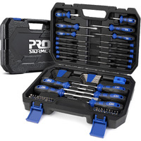 Prostormer Magnetic Screwdriver Set, 79-Piece Multi-Purpose Slotted/Phillips Screwdriver Kit With Precision Screwdrivers, Allen Wrench Set And Screwdriver Bits For Diy And Repair Works