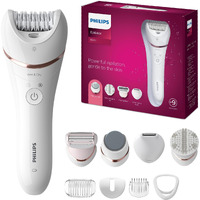 Philips Beauty Epilator Series 8000 5 In 1 Shaver For Women, Trimmer, Pedicure & Body Exfoliator + 9 Accessories, Bre740/14
