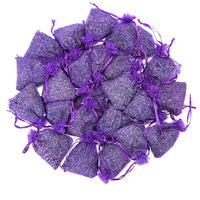 Lavande Sur Terre French Lavender Sachets For Drawers And Closets Fresh Scents, Set Of 24, Home Fragrance Sachet For Wardrobes Closets, Purple, Lv-S-C-24-1