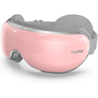 Renpho Eyeris 1V - Voice Controlled Eye Massager For Migraines, Bluetooth Music Heated Eye Care Machine, Relax & Reduce Eye Strain Dark Circles Eye Bags, Face Massager, Gifts For Women/Mom